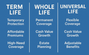 Comparison of life insurance types in Orange County