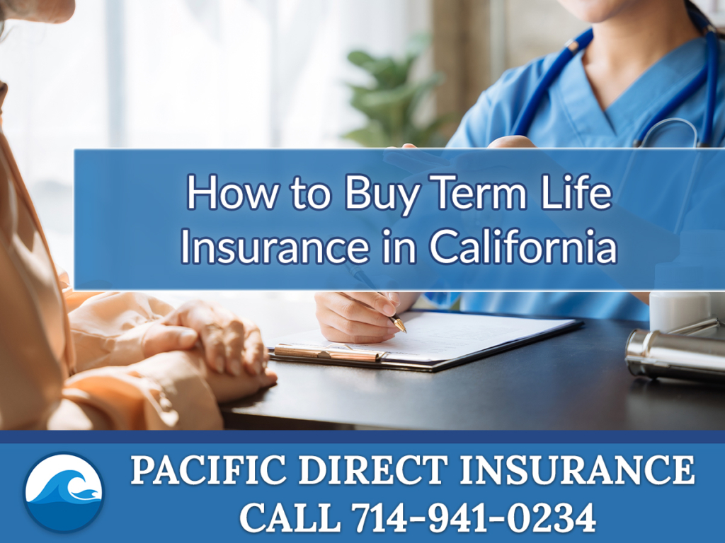 Featured image for a blog titled "How to Buy Term Life Insurance in California: A Step-by-Step Guide for Orange County Families"
